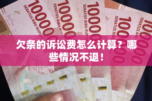 济南欠条的诉讼费怎么计算?哪些情况不退! 济南欠条的诉讼费怎么计算?哪些情况不退!