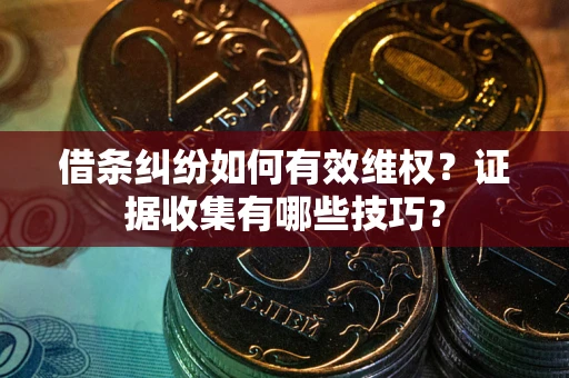 济南借条纠纷如何有效维权？证据收集有哪些技巧？