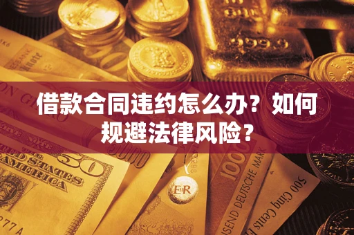 济南借款合同违约怎么办？如何规避法律风险？